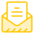 Icon illustration of an envelope