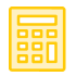 Icon illustration of a calculator